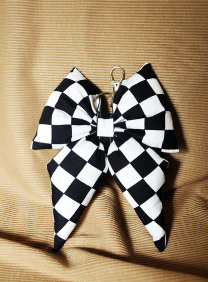 Handmade Monochrome Hair Accessory Set | 4-Piece Scrunchie & Bow Bundle | Sustainable | One-of-a-kind | Eco-Friendly Gift