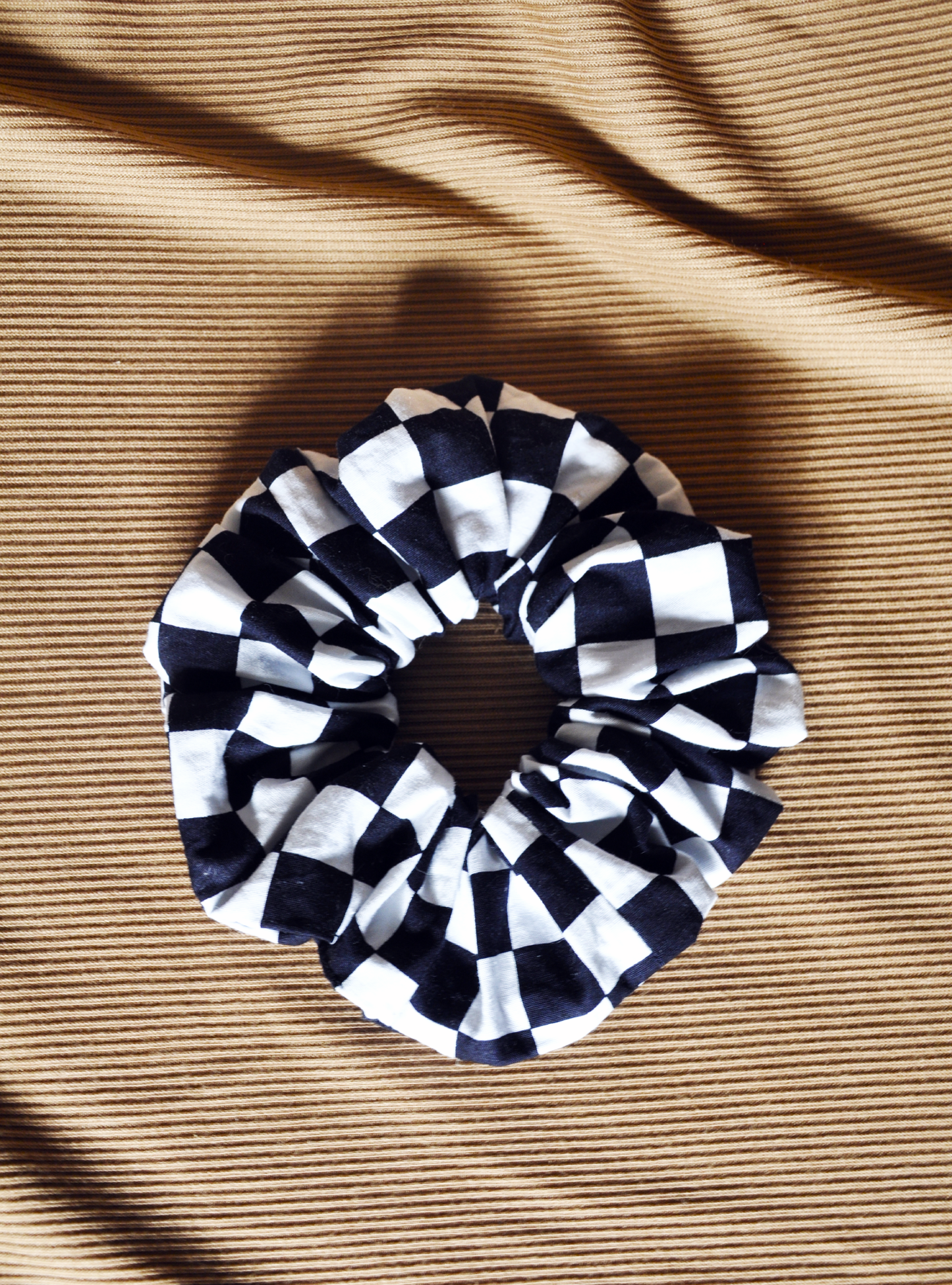 Handmade Monochrome Hair Accessory Set | 4-Piece Scrunchie & Bow Bundle | Sustainable | One-of-a-kind | Eco-Friendly Gift