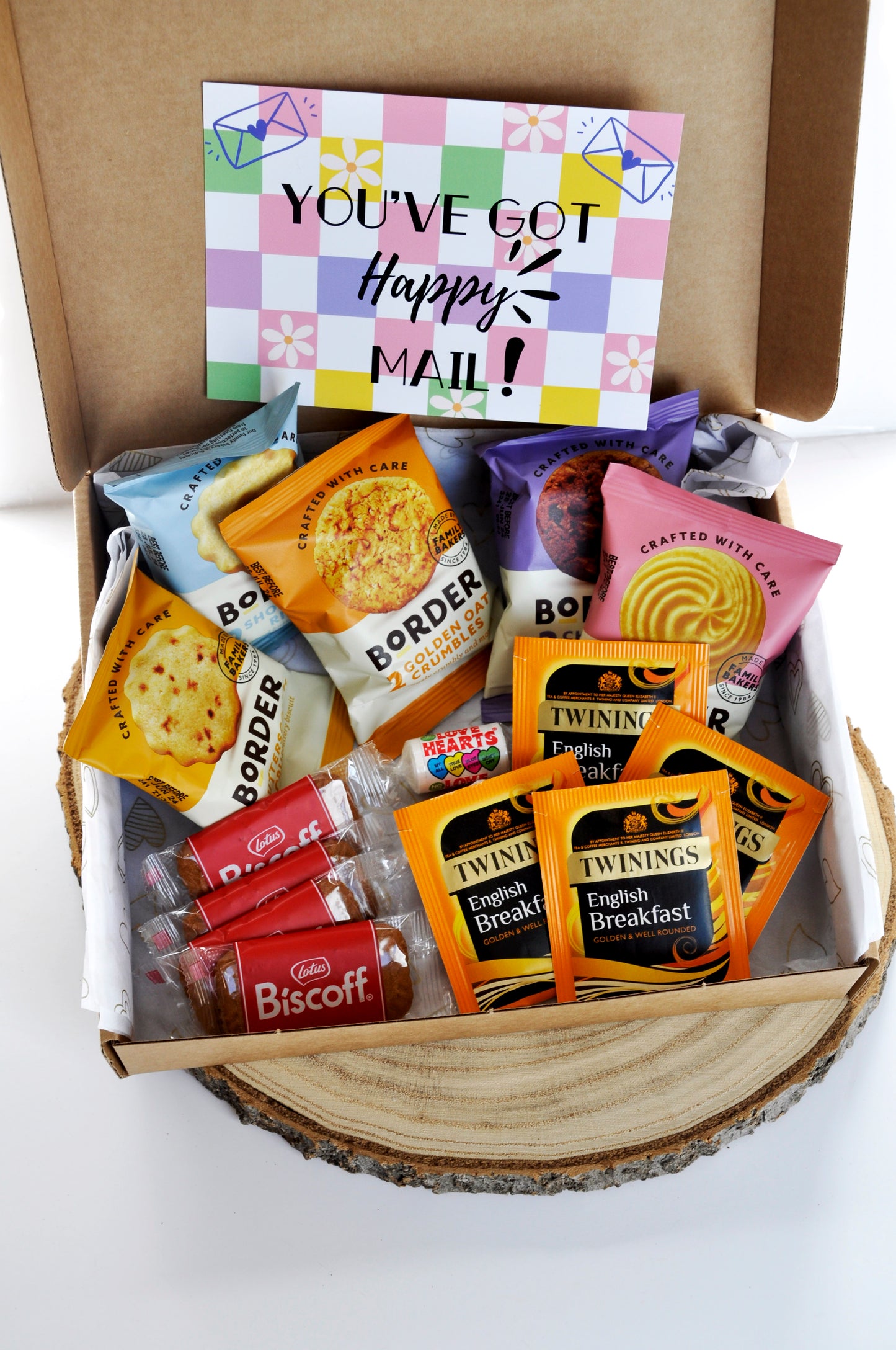 Medium Tea and Biscuits Afternoon Tea Gift Hamper Twinings Tea, Vegan