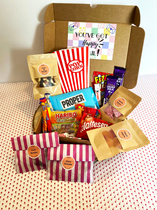 Deluxe Movie night snack box for 1, treat box, Film Night Snacks