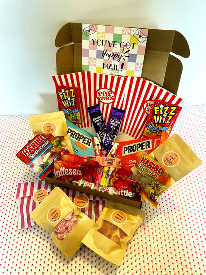 Deluxe Double Movie Night Snack Box for 2, Treat Box, Film Night Snacks